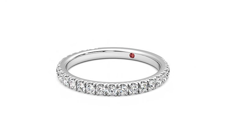 Taylor & Hart Hyacinth Wedding Ring 360 degree image 25