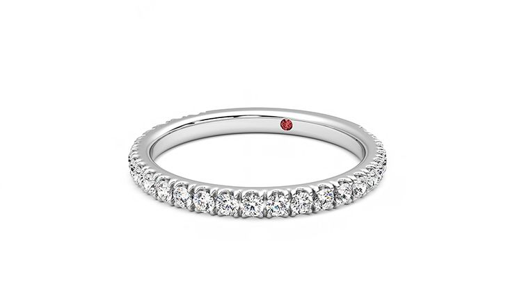 Taylor & Hart Hyacinth Wedding Ring 360 degree image 26