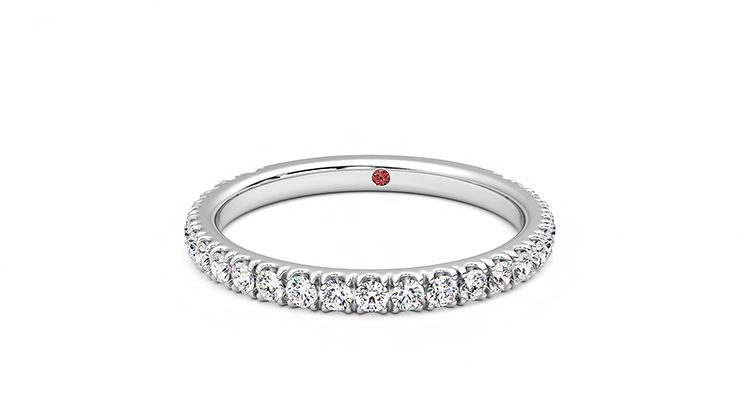 Taylor & Hart Hyacinth Wedding Ring 360 degree image 28