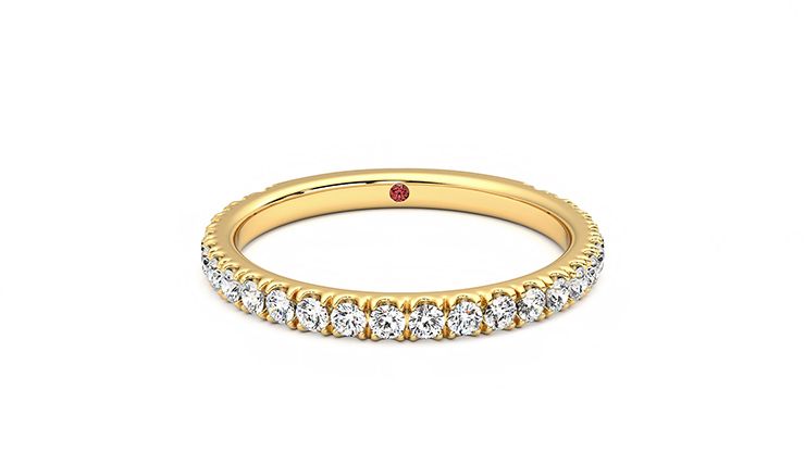 Taylor & Hart Hyacinth Wedding Ring 360 degree image 1
