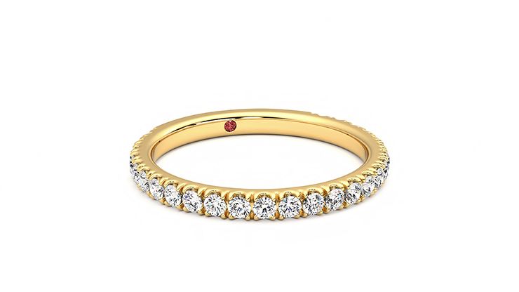 Taylor & Hart Hyacinth Wedding Ring 360 degree image 4