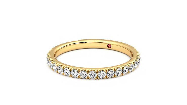 Taylor & Hart Hyacinth Wedding Ring 360 degree image 25