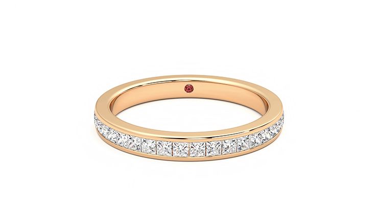 Taylor & Hart Iris Wedding Ring 360 degree image 0