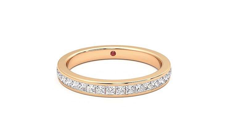 Taylor & Hart Iris Wedding Ring 360 degree image 1