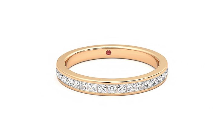 Taylor & Hart Iris Wedding Ring 360 degree image 2