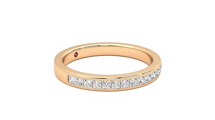 Taylor & Hart Iris Wedding Ring 360 degree image 7