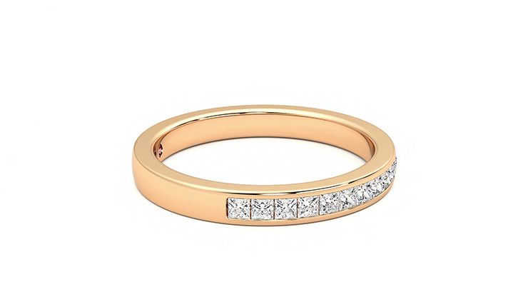 Taylor & Hart Iris Wedding Ring 360 degree image 9