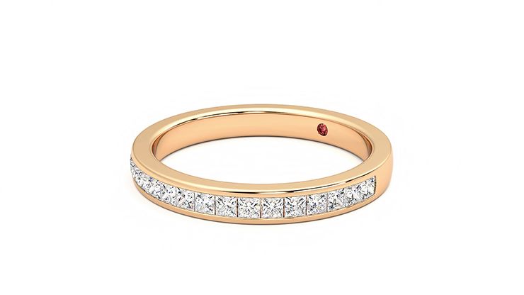 Taylor & Hart Iris Wedding Ring 360 degree image 24
