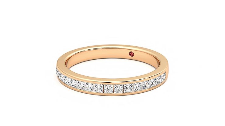Taylor & Hart Iris Wedding Ring 360 degree image 25