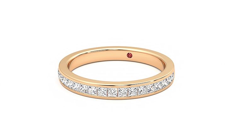 Taylor & Hart Iris Wedding Ring 360 degree image 26