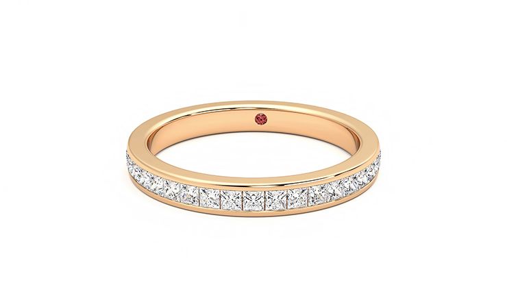 Taylor & Hart Iris Wedding Ring 360 degree image 28