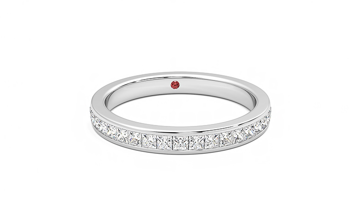 Taylor & Hart Iris Wedding Ring 360 degree image 2