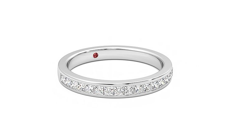 Taylor & Hart Iris Wedding Ring 360 degree image 5