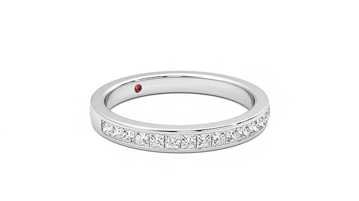Taylor & Hart Iris Wedding Ring 360 degree image 6