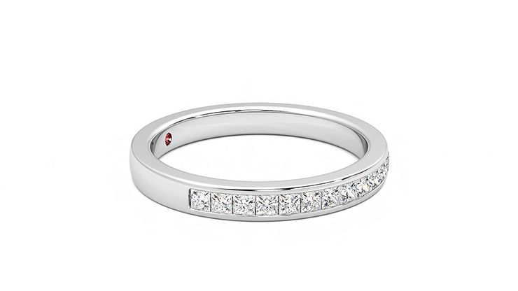 Taylor & Hart Iris Wedding Ring 360 degree image 8