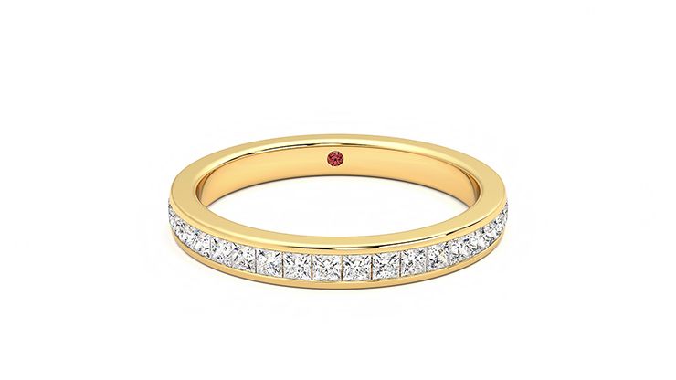 Taylor & Hart Iris Wedding Ring 360 degree image 1