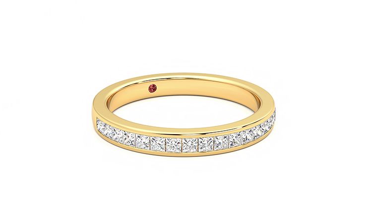 Taylor & Hart Iris Wedding Ring 360 degree image 5