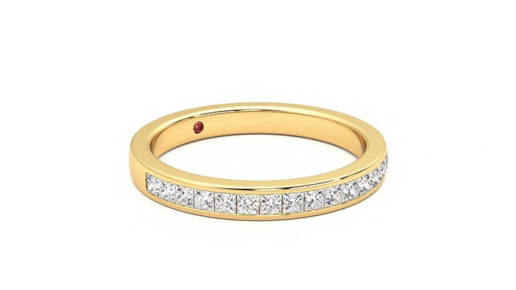 Taylor & Hart Iris Wedding Ring 360 degree image 6