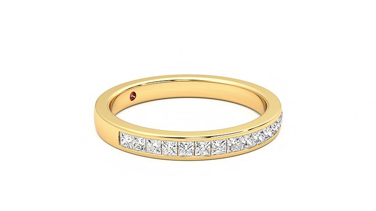 Taylor & Hart Iris Wedding Ring 360 degree image 7