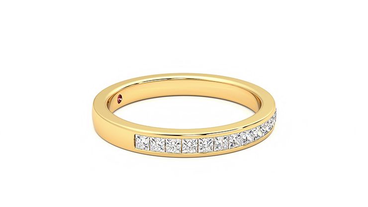 Taylor & Hart Iris Wedding Ring 360 degree image 8