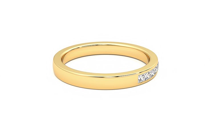 Taylor & Hart Iris Wedding Ring 360 degree image 12