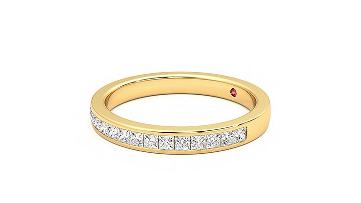 Taylor & Hart Iris Wedding Ring 360 degree image 23