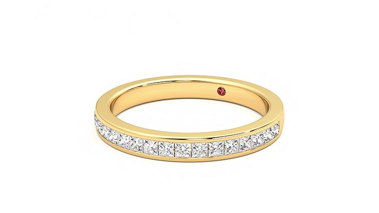 Taylor & Hart Iris Wedding Ring 360 degree image 25