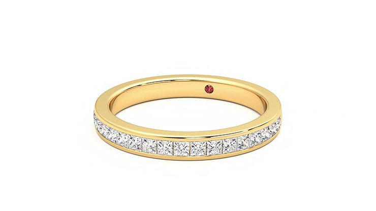 Taylor & Hart Iris Wedding Ring 360 degree image 26
