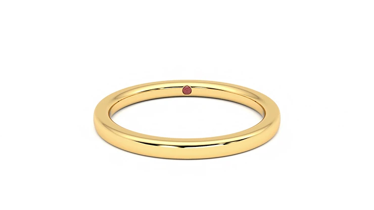 Taylor & Hart Jasmine Yellow Wedding Ring 360 detail 01