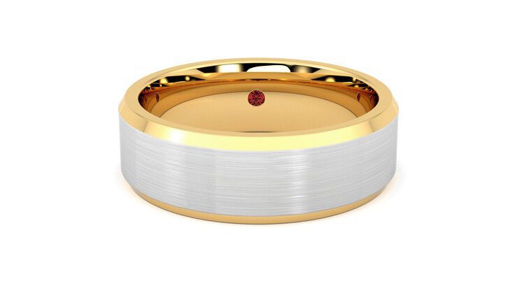 Taylor & Hart Kenmore Wedding Ring 360 degree image 1