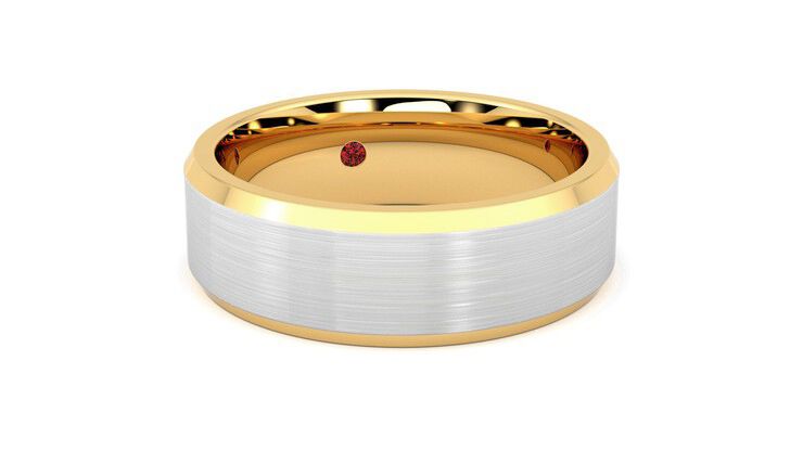 Taylor & Hart Kenmore Wedding Ring 360 degree image 4