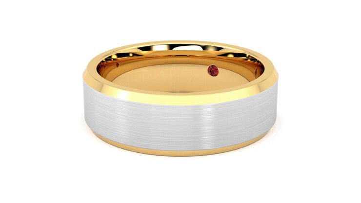 Taylor & Hart Kenmore Wedding Ring 360 degree image 25