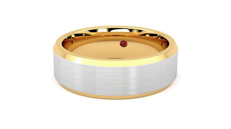 Taylor & Hart Kenmore Wedding Ring 360 degree image 27