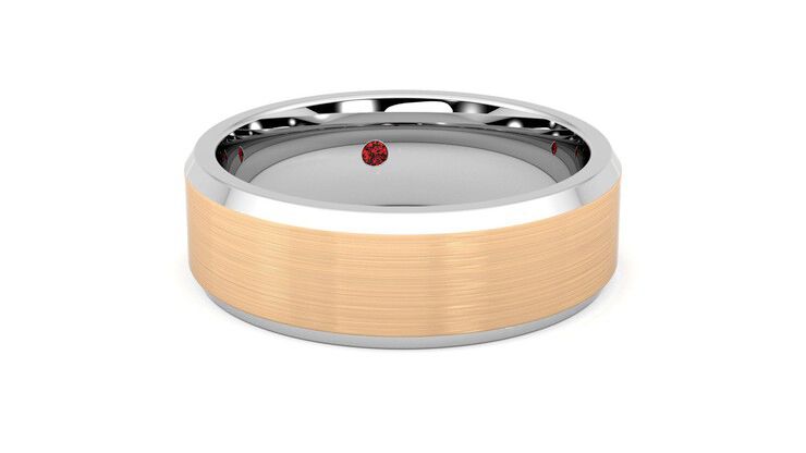 Taylor & Hart Kenmore Wedding Ring 360 degree image 3