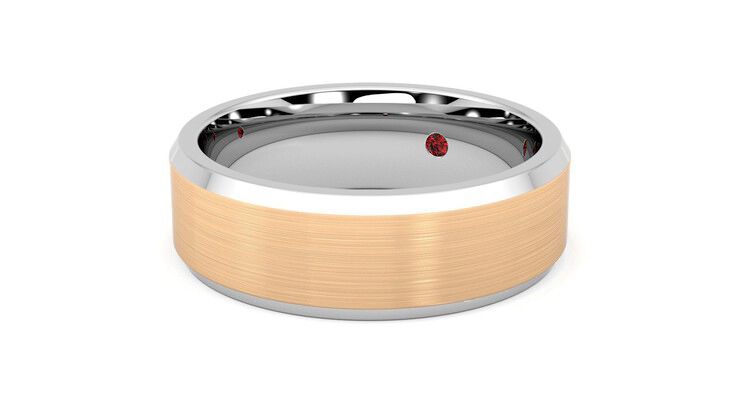 Taylor & Hart Kenmore Wedding Ring 360 degree image 25