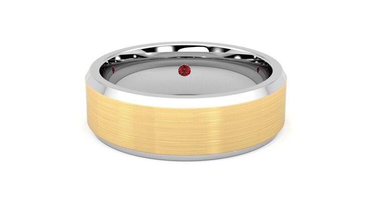 Taylor & Hart Kenmore Wedding Ring 360 degree image 1