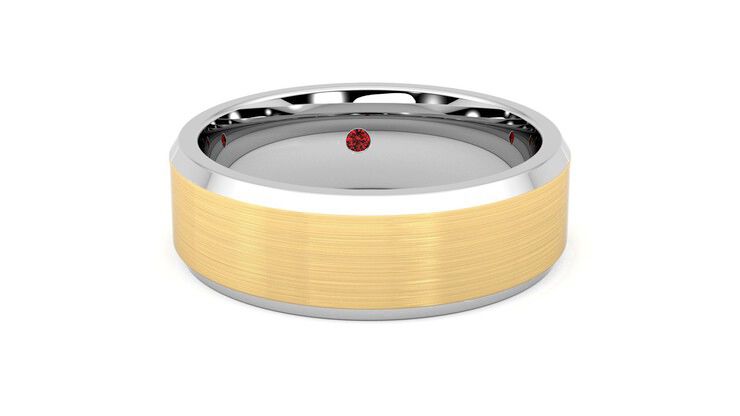 Taylor & Hart Kenmore Wedding Ring 360 degree image 2