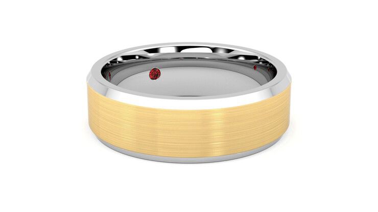 Taylor & Hart Kenmore Wedding Ring 360 degree image 5