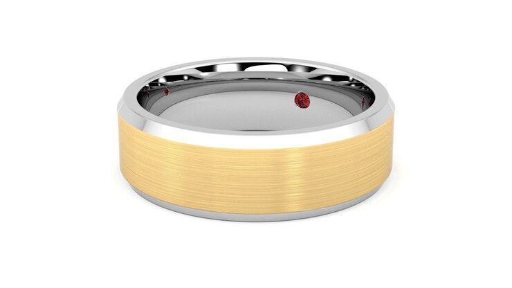 Taylor & Hart Kenmore Wedding Ring 360 degree image 25