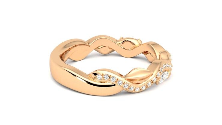 Taylor & Hart Lapelis Wedding Ring 360 degree image 11