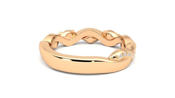 Taylor & Hart Lapelis Wedding Ring 360 degree image 14