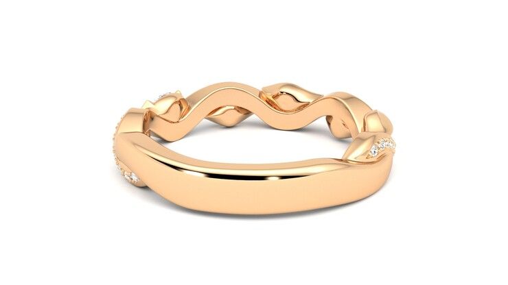 Taylor & Hart Lapelis Wedding Ring 360 degree image 15