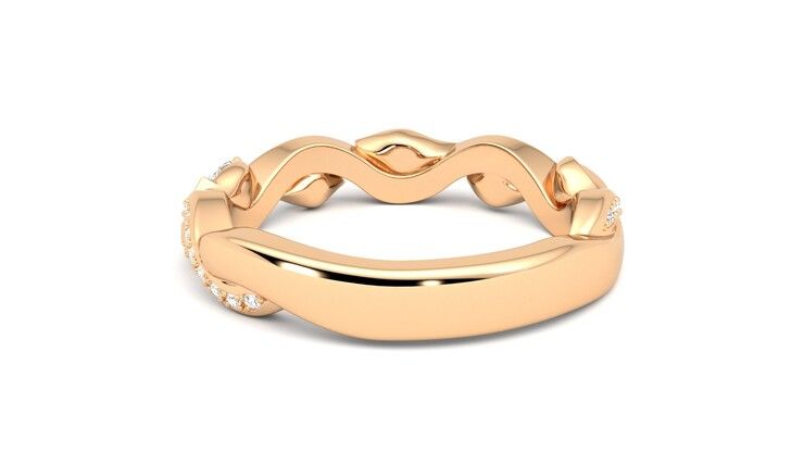 Taylor & Hart Lapelis Wedding Ring 360 degree image 16