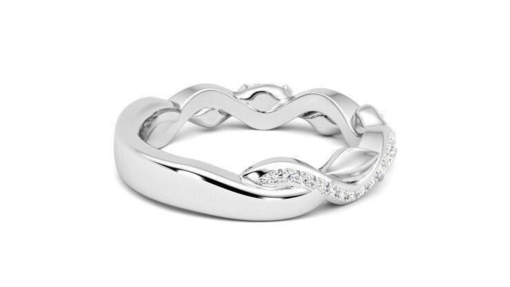 Taylor & Hart Lapelis Wedding Ring 360 degree image 12
