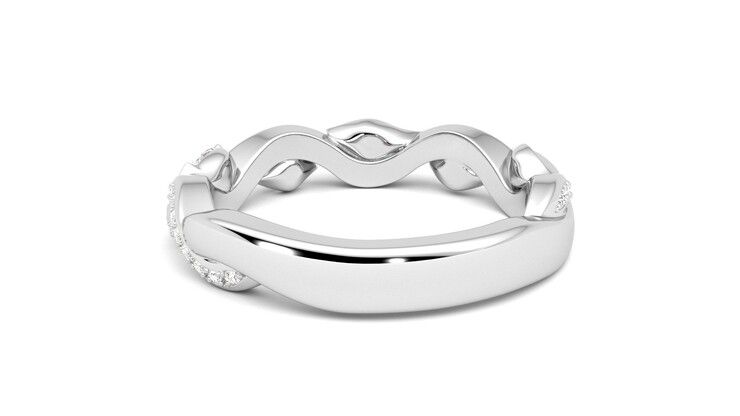 Taylor & Hart Lapelis Wedding Ring 360 degree image 16