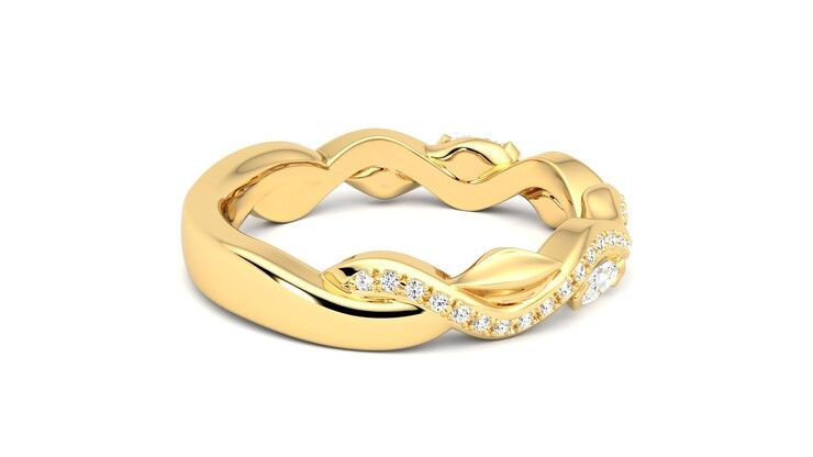 Taylor & Hart Lapelis Wedding Ring 360 degree image 11
