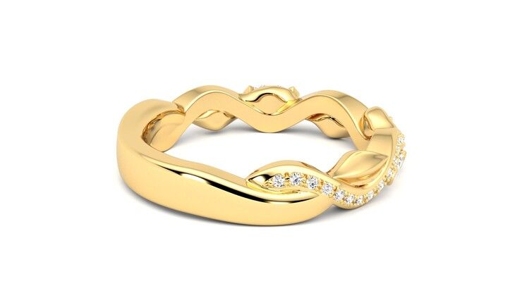 Taylor & Hart Lapelis Wedding Ring 360 degree image 12