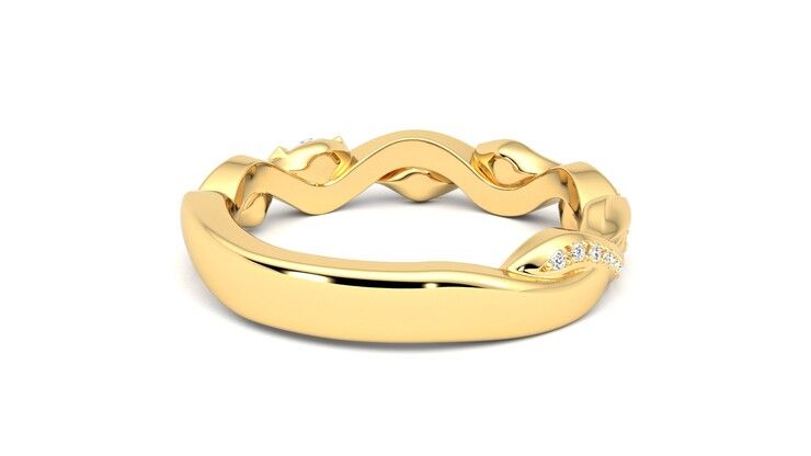 Taylor & Hart Lapelis Wedding Ring 360 degree image 14