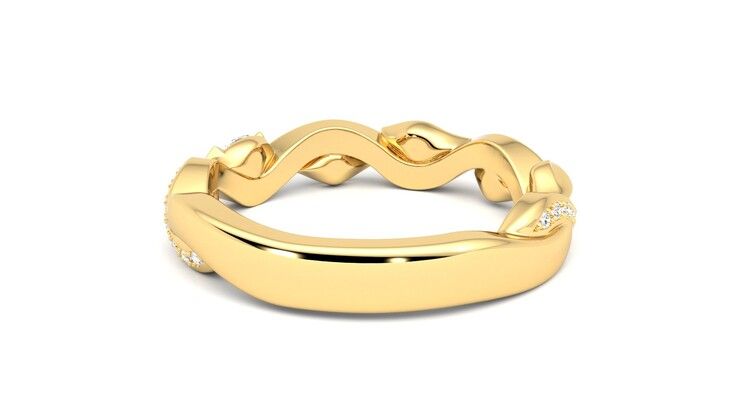 Taylor & Hart Lapelis Wedding Ring 360 degree image 15