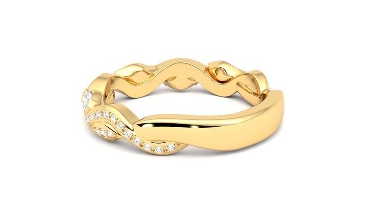 Taylor & Hart Lapelis Wedding Ring 360 degree image 18